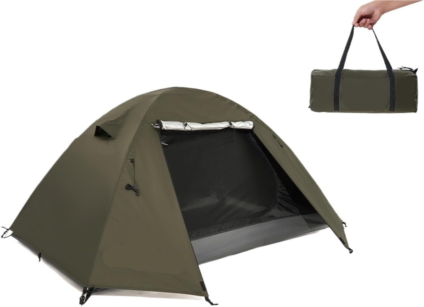 Waterproof Silver Coated Backpacking Tent, for Hiking