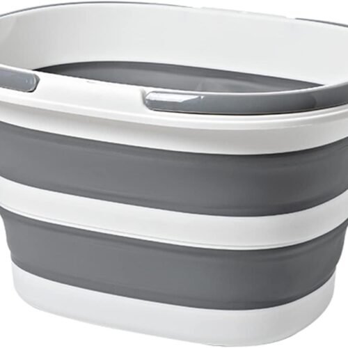 Large Foldable Water Bucket 16L Multiuse for Cleaning and Camping