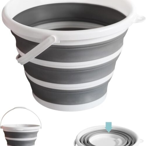 Collapsible Water Bucket 10L Portable Car Wash Cleaning Camping